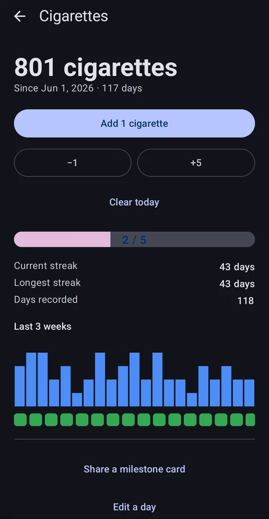 Lifetime Stats: Tally Counter on Google Play, screen 3